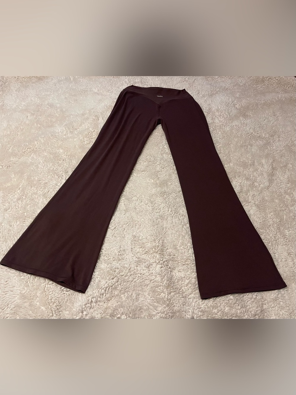 Oner active softmotion straight pants dark umber brown short length size L